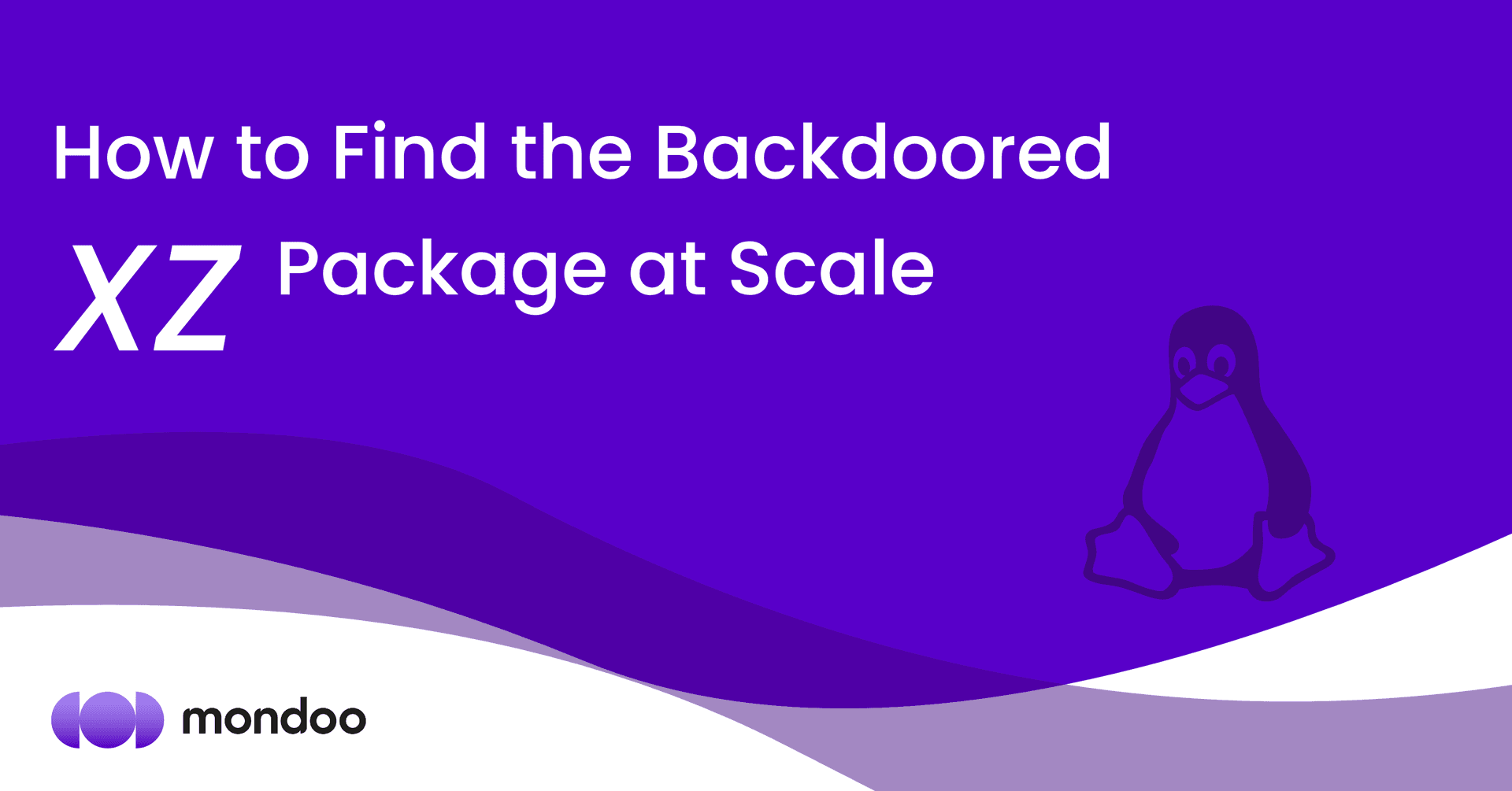 How to Find the Backdoored XZ Package at Scale