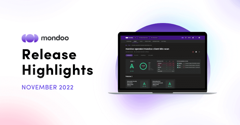 ICYMI: Mondoo Release Highlights for November 2022