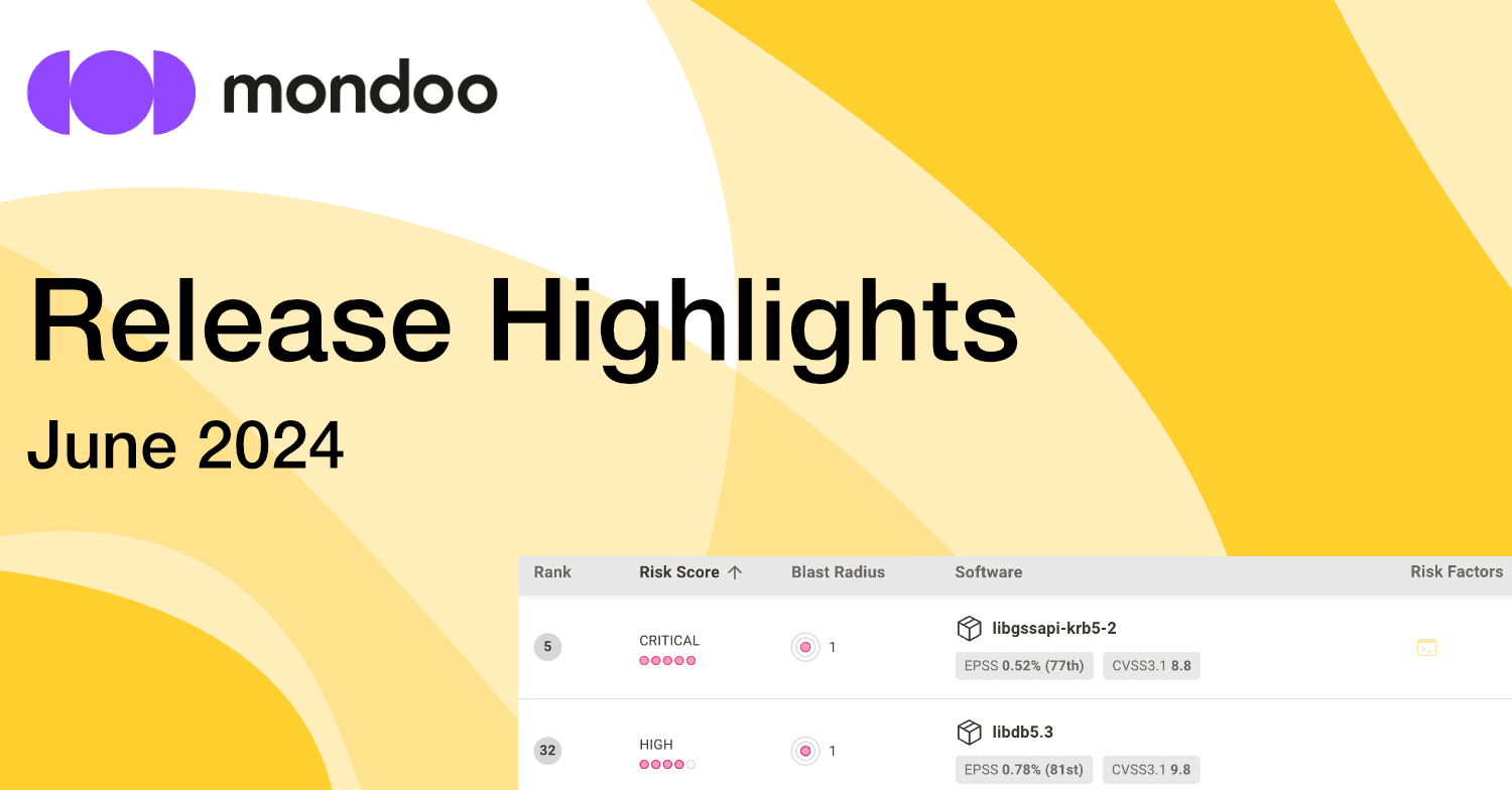 Mondoo June 2024 Release Highlights