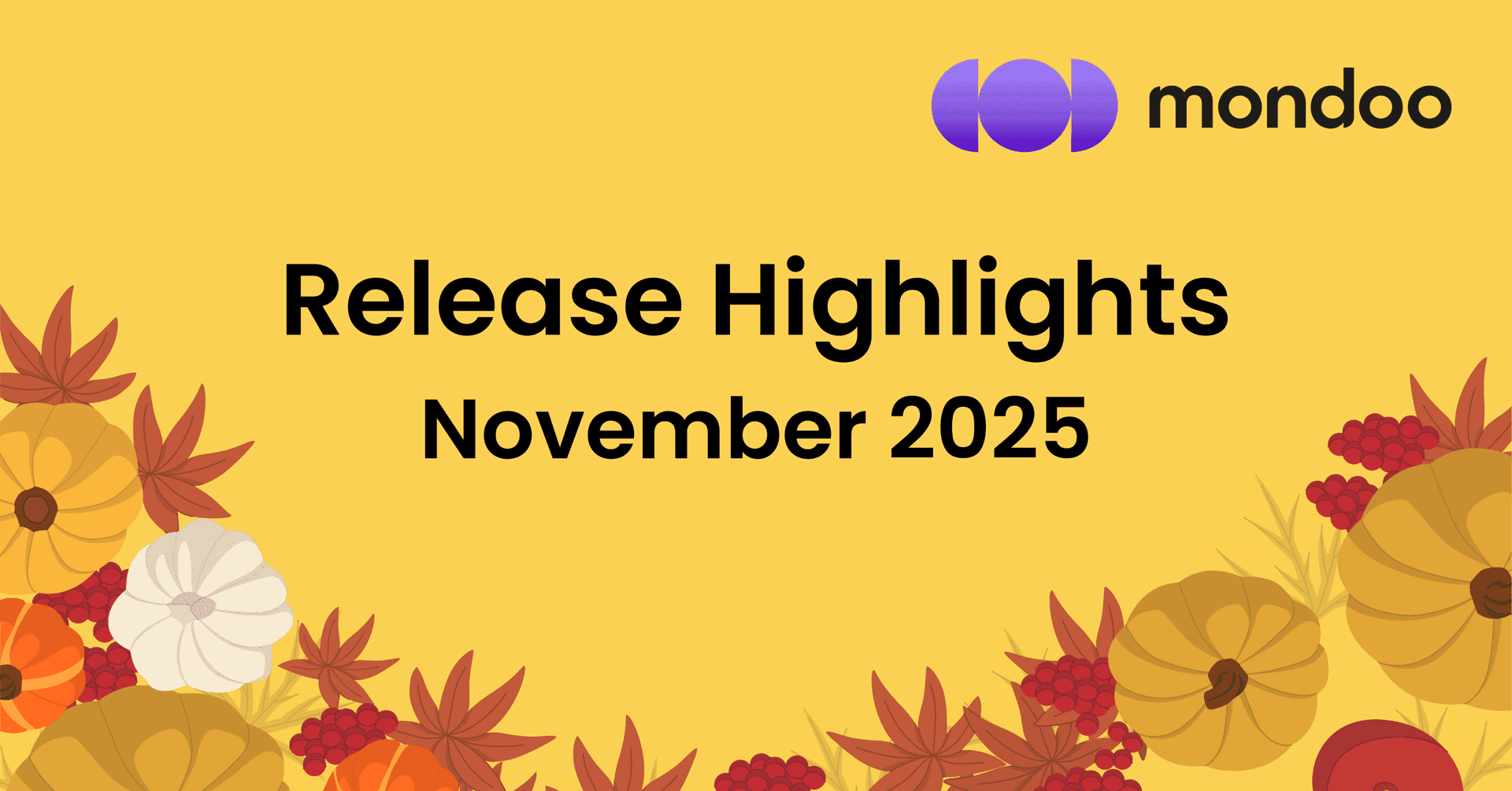 Mondoo Release Highlights November 2025