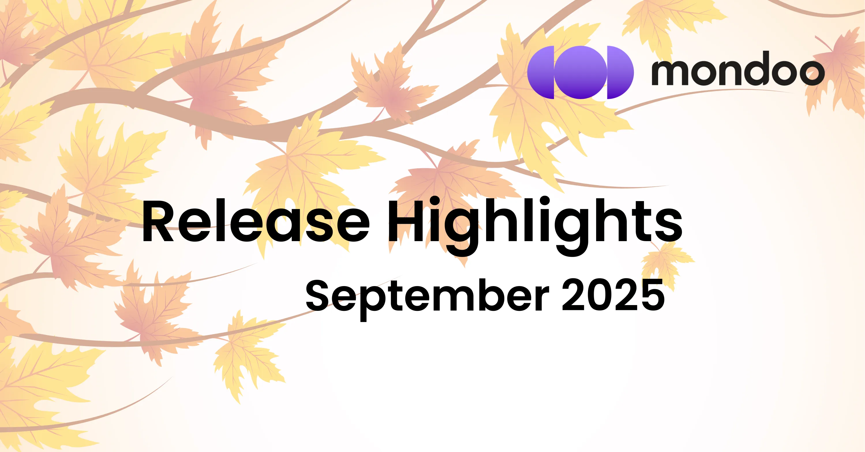 Mondoo Release Highlights September 2025