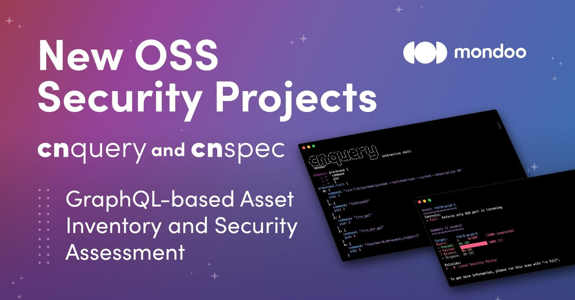 New OSS Security Projects: cnquery and cnspec