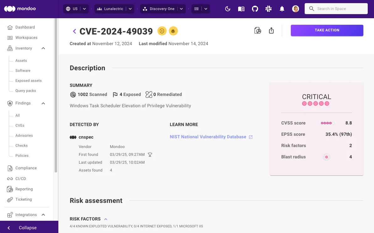 CVE Detection and Remediation