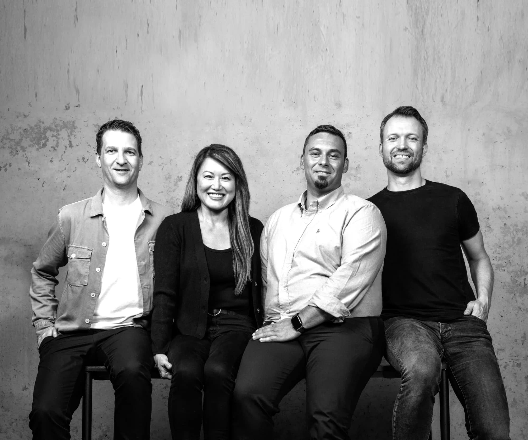 Mondoo co-founders Christoph Hartmann, Soo Choi-Andrews, Patrick Münch and Dominik Richter