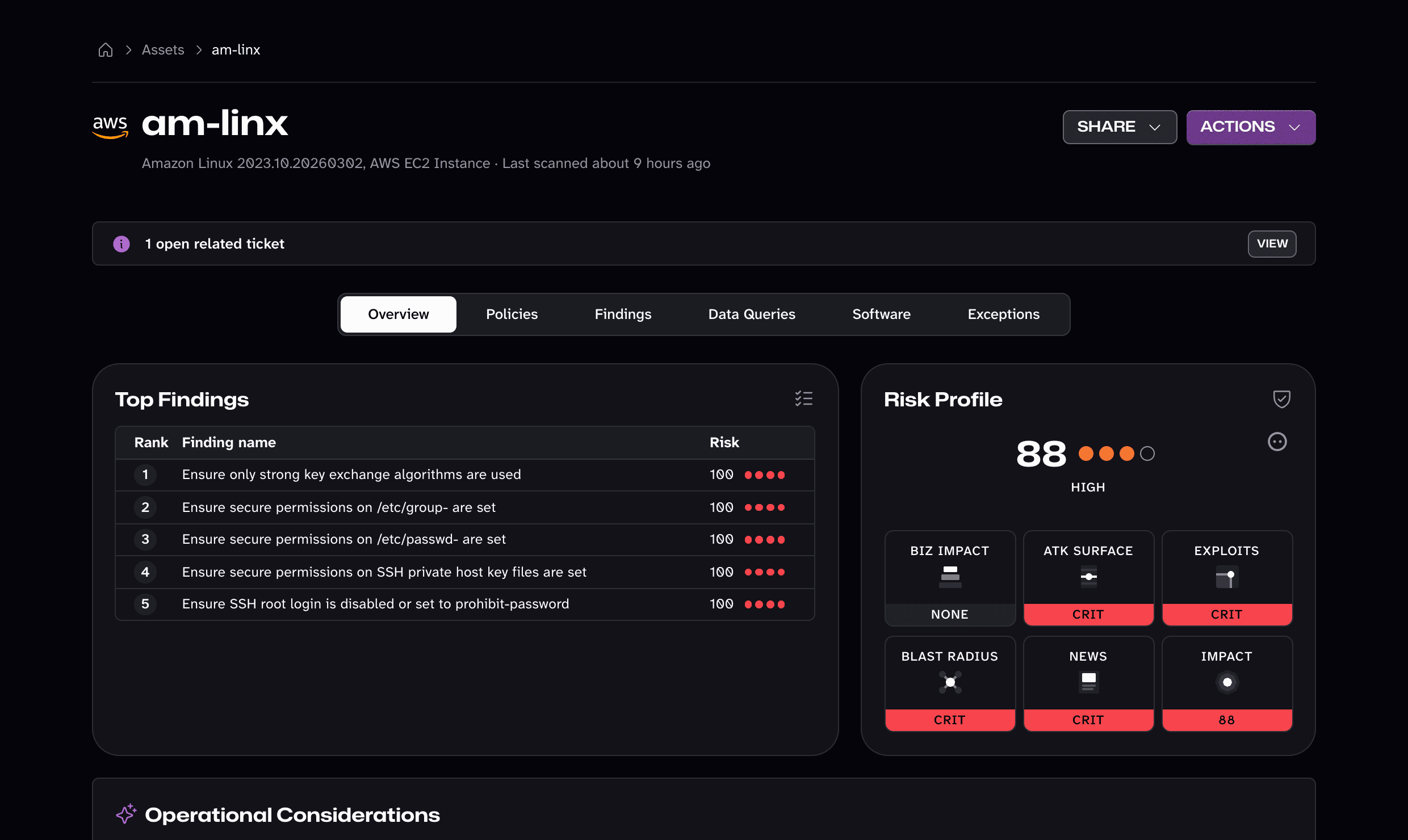 Mondoo scan report from a HashiCorp Packer build
