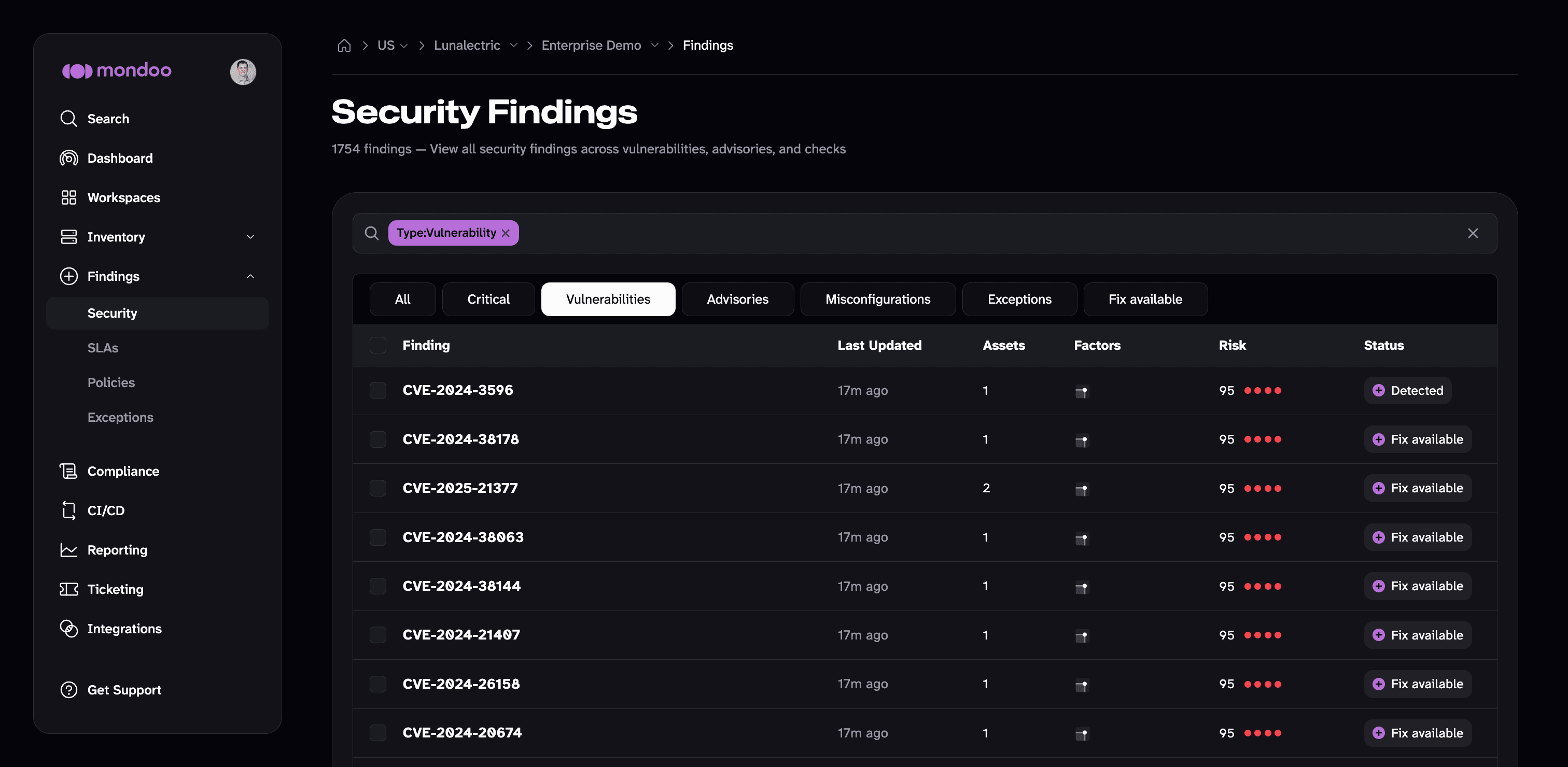 Find vulnerabilities