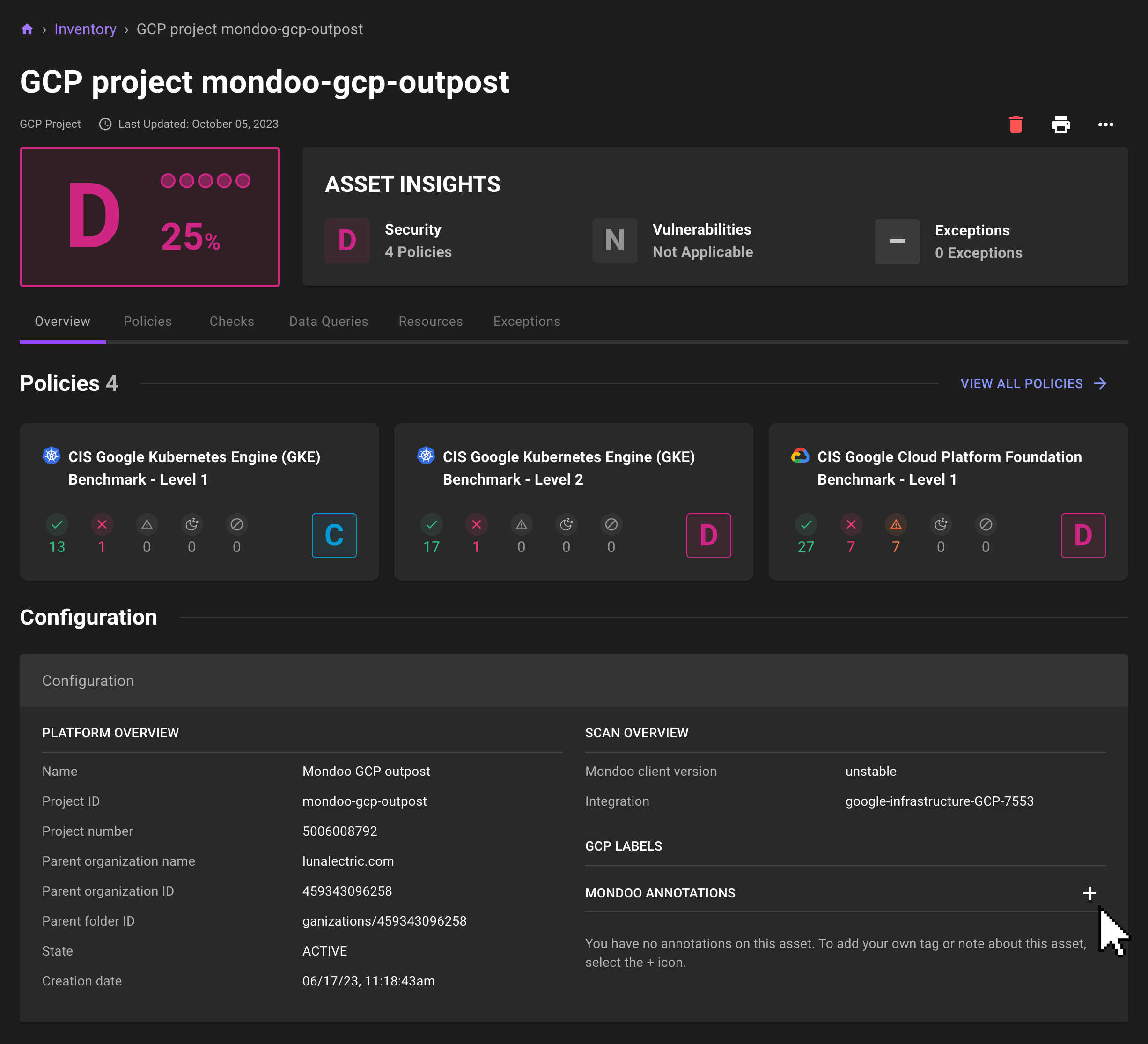 Find MONDOO ANNOTATIONS on the Mondoo asset page