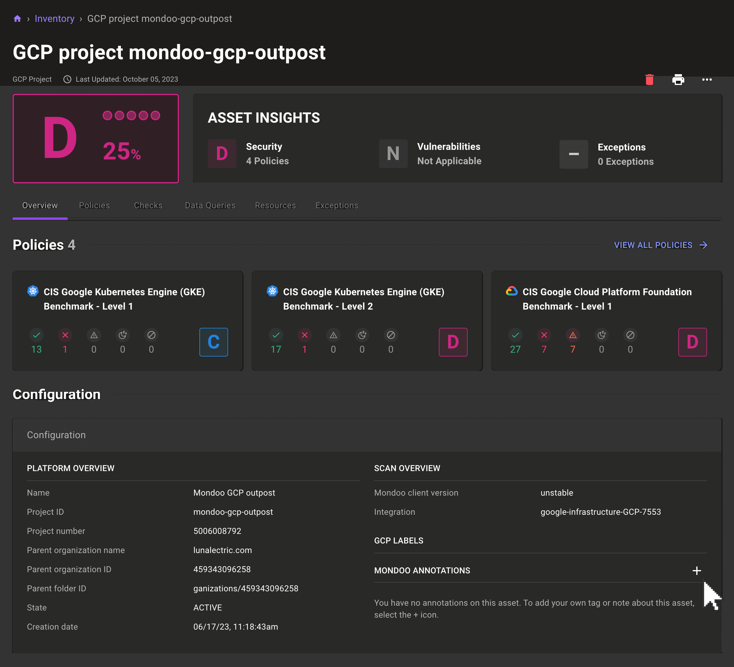 Find MONDOO ANNOTATIONS on the Mondoo asset page