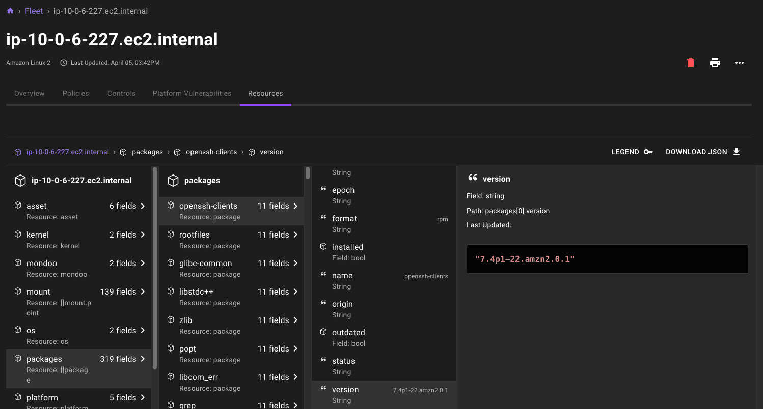 Asset Resource Explorer