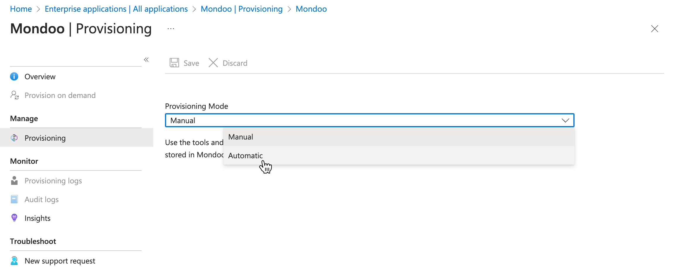 Entra provisioning