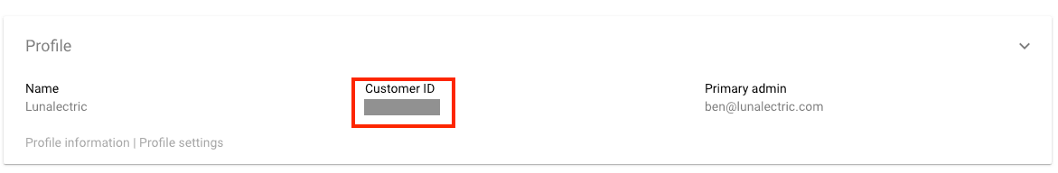 Google Workspace Customer ID