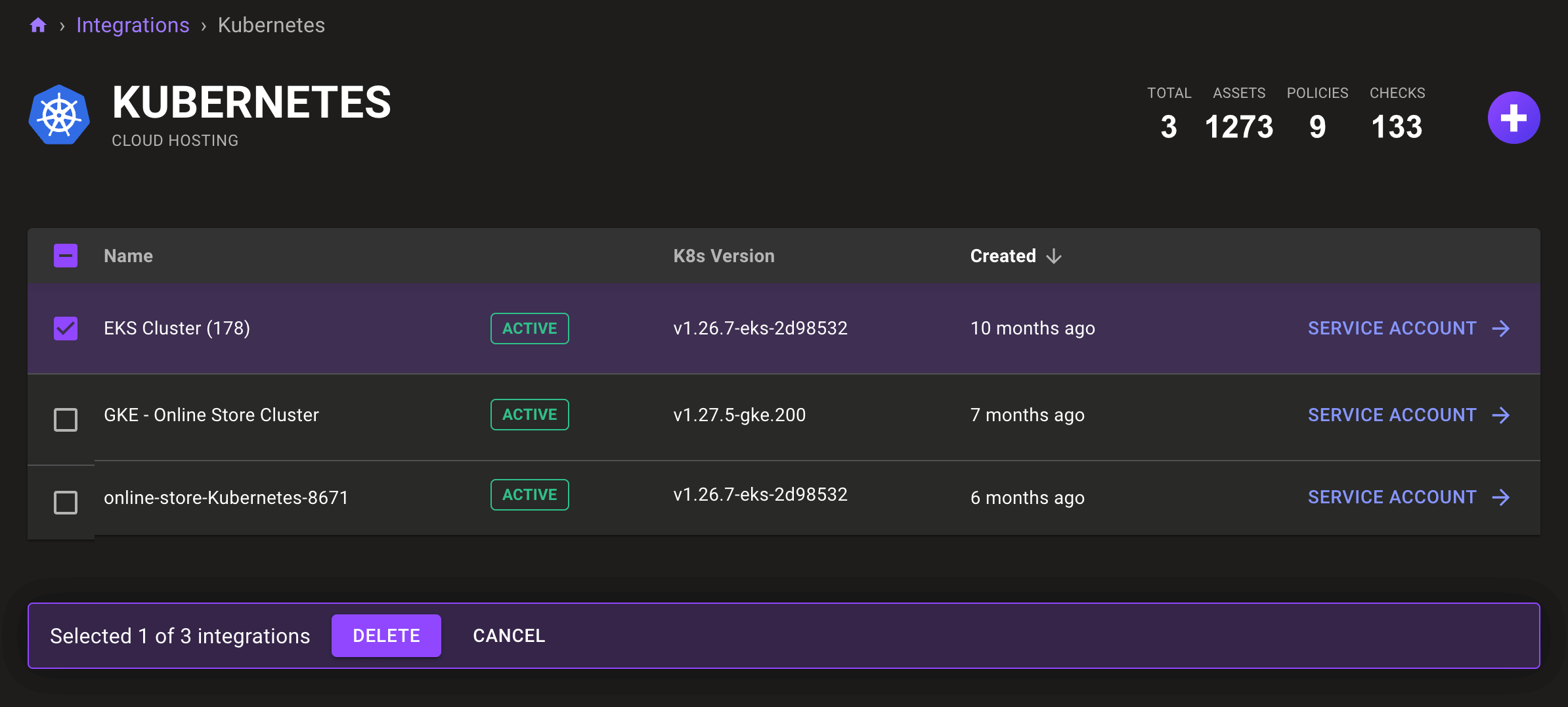 remove-k8s-integration
