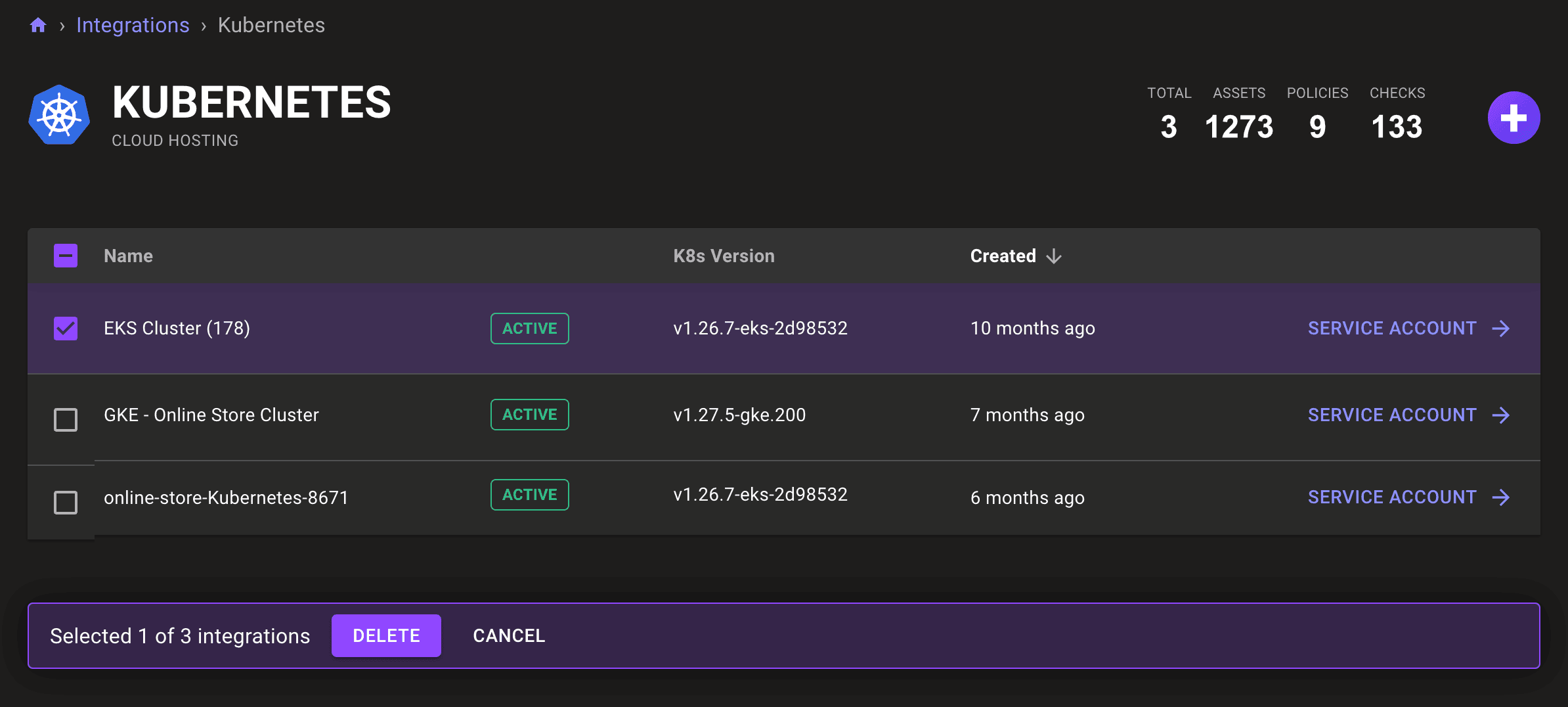 remove-k8s-integration