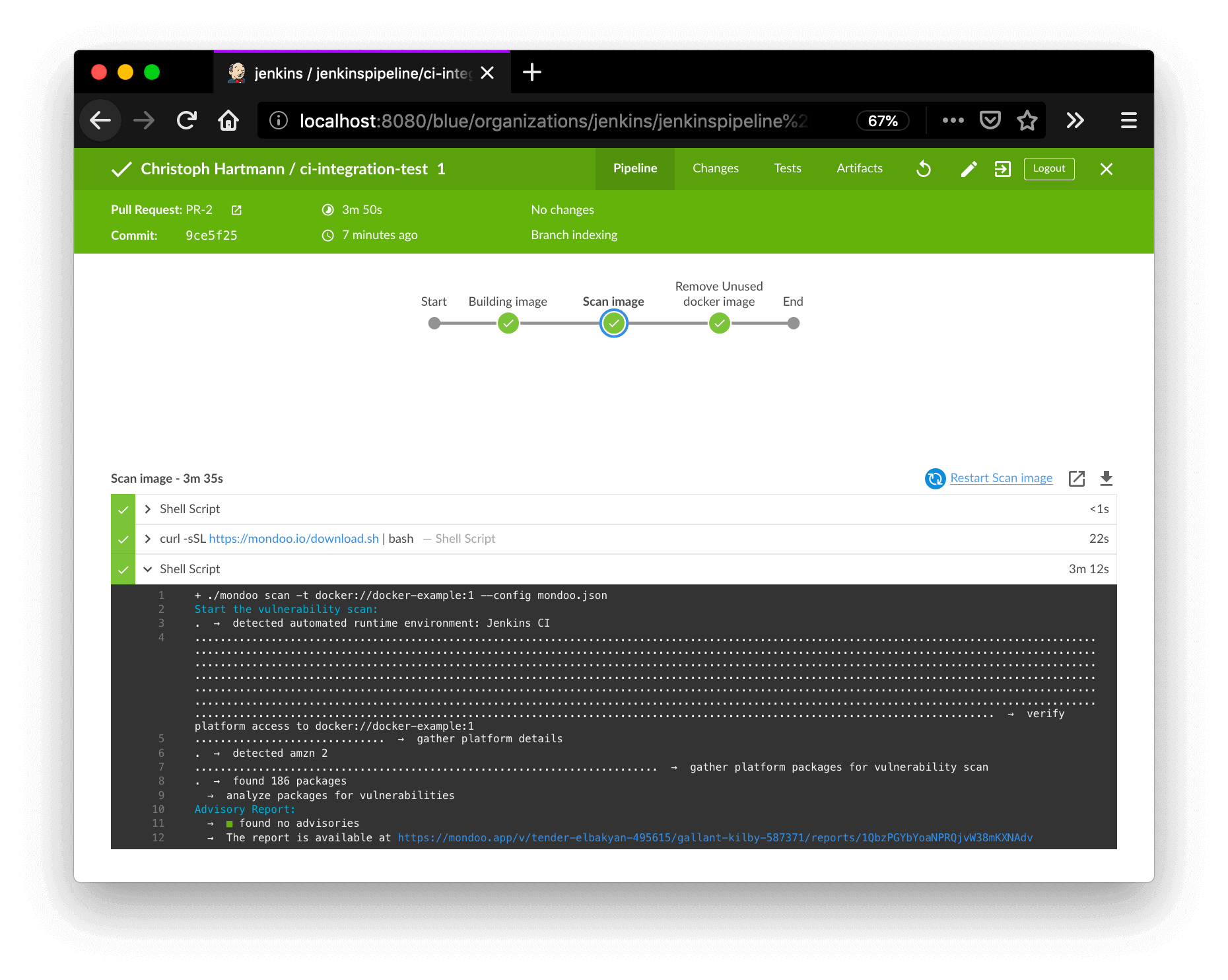 Run a mondoo scan in Jenkins
