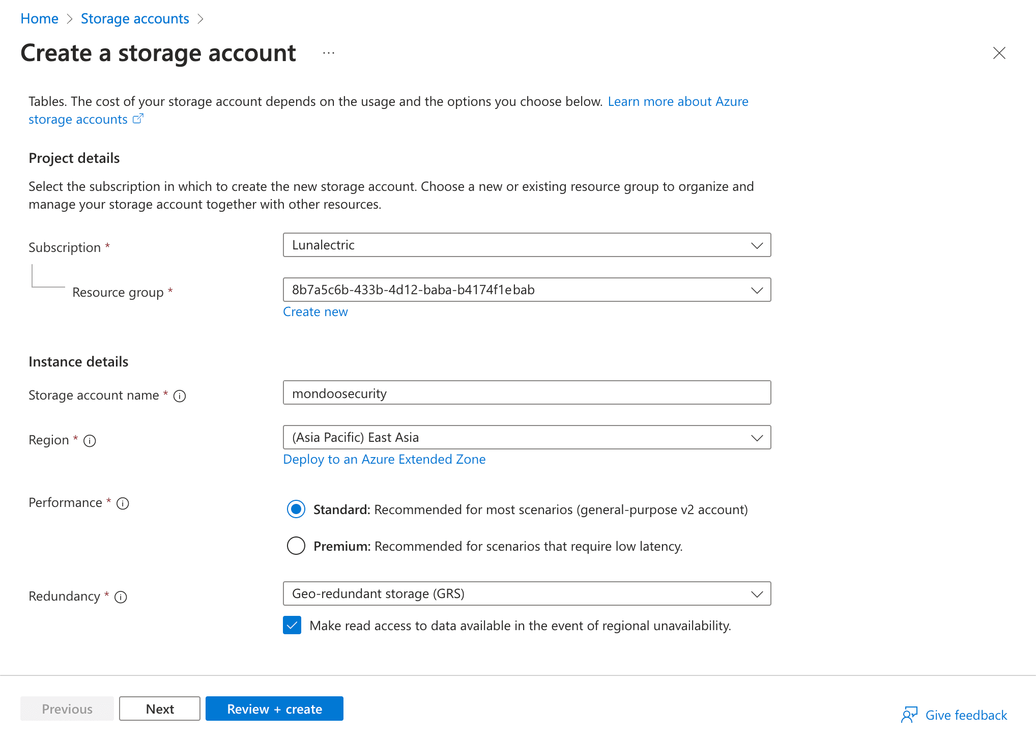 Azure containers
