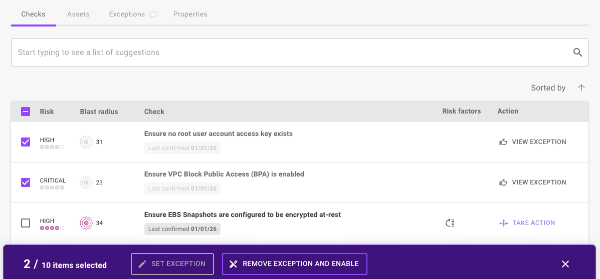 Mondoo security - select checks
