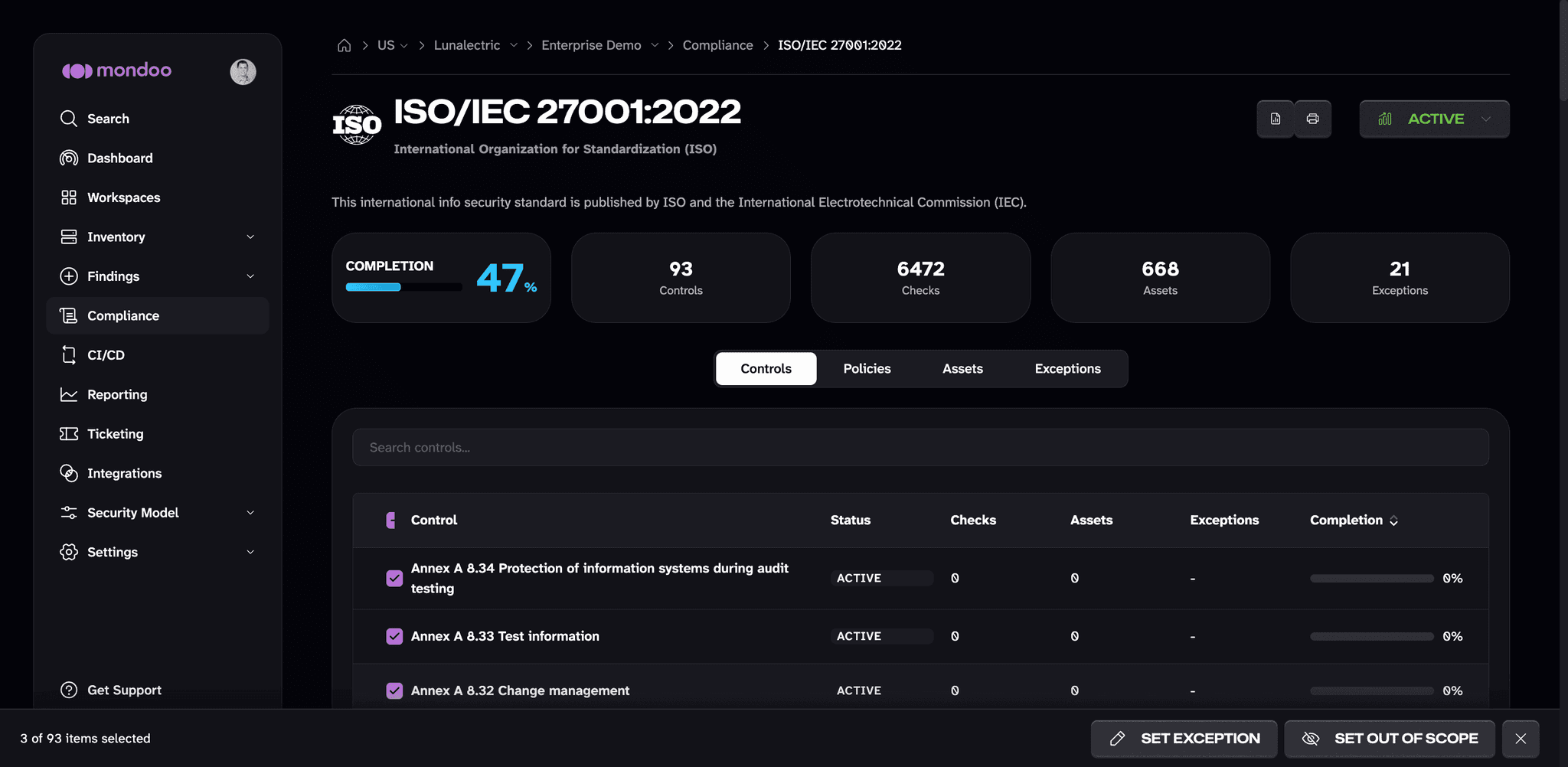 Select multiple controls