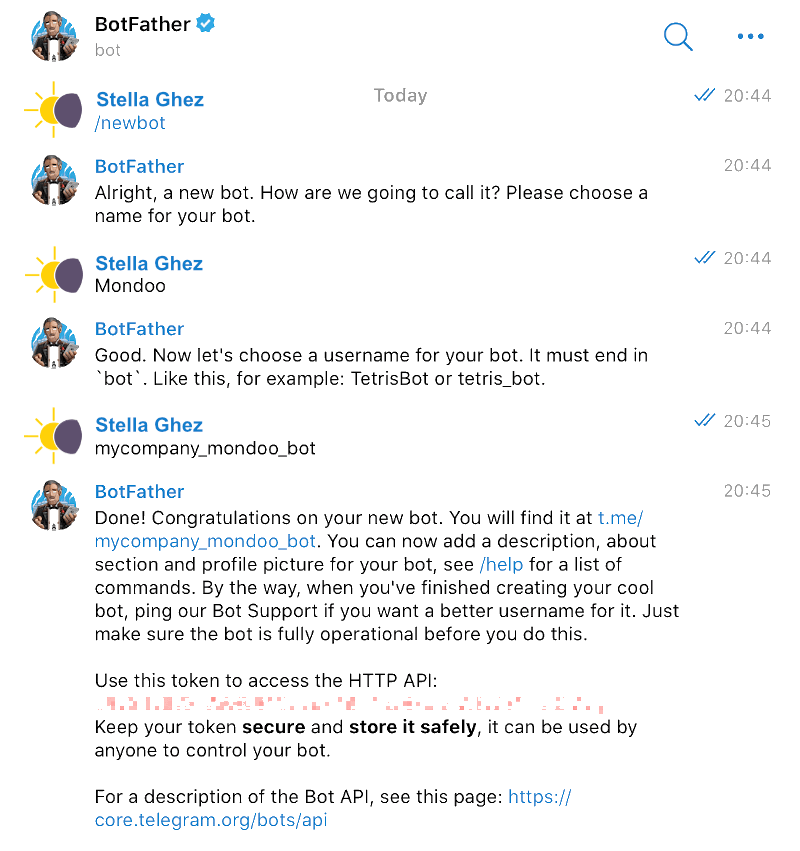 Telegram Botfather