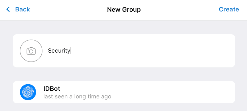 Configure the group name