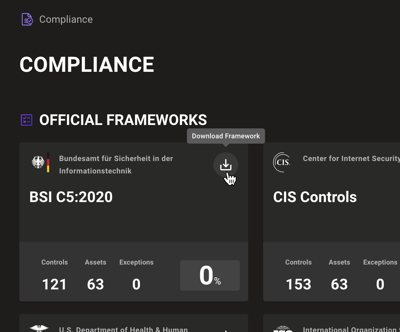 Download a framework