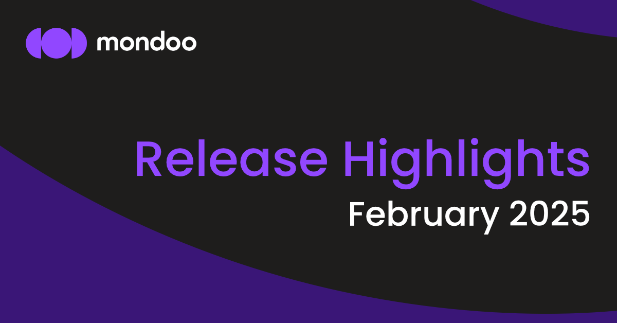 Mondoo Release Highlights February 2025