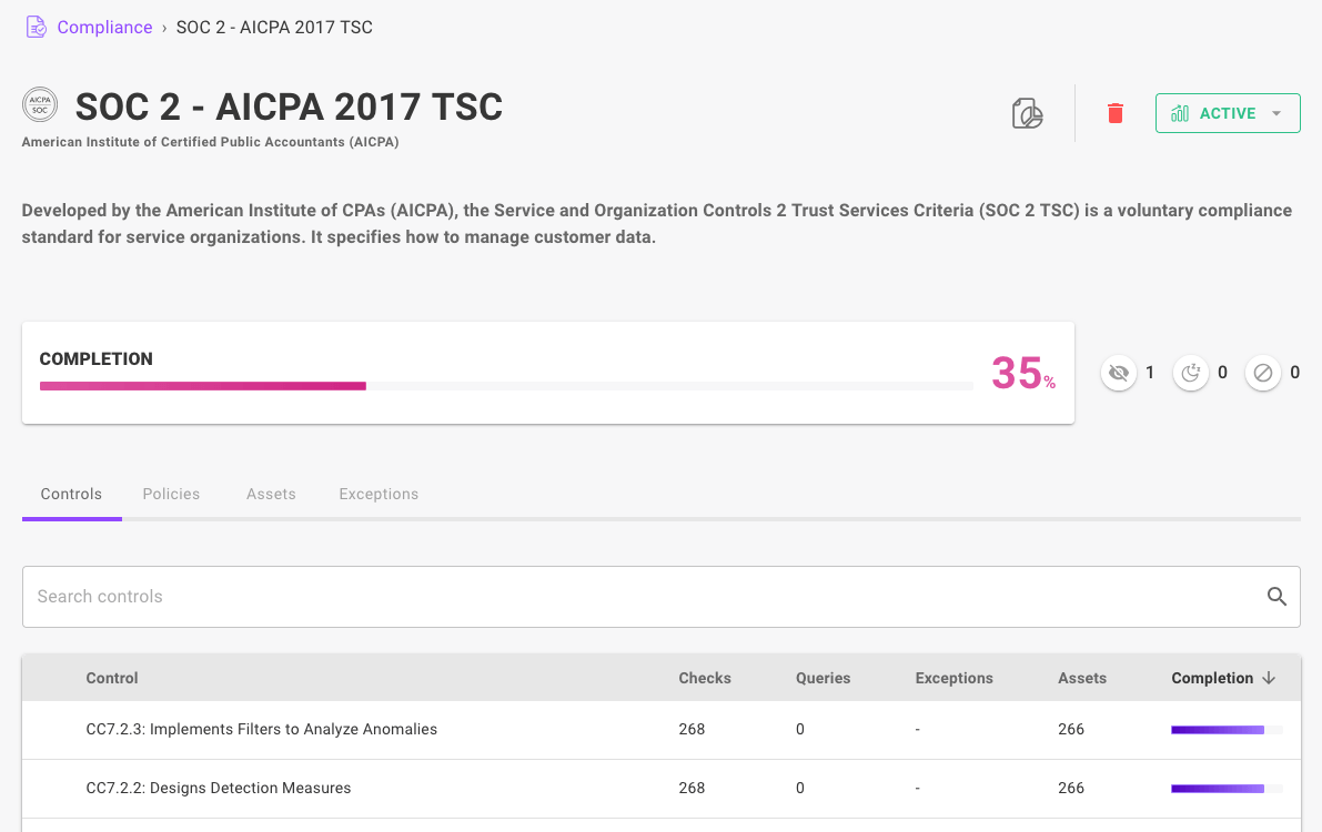 Compliance in the Mondoo Console