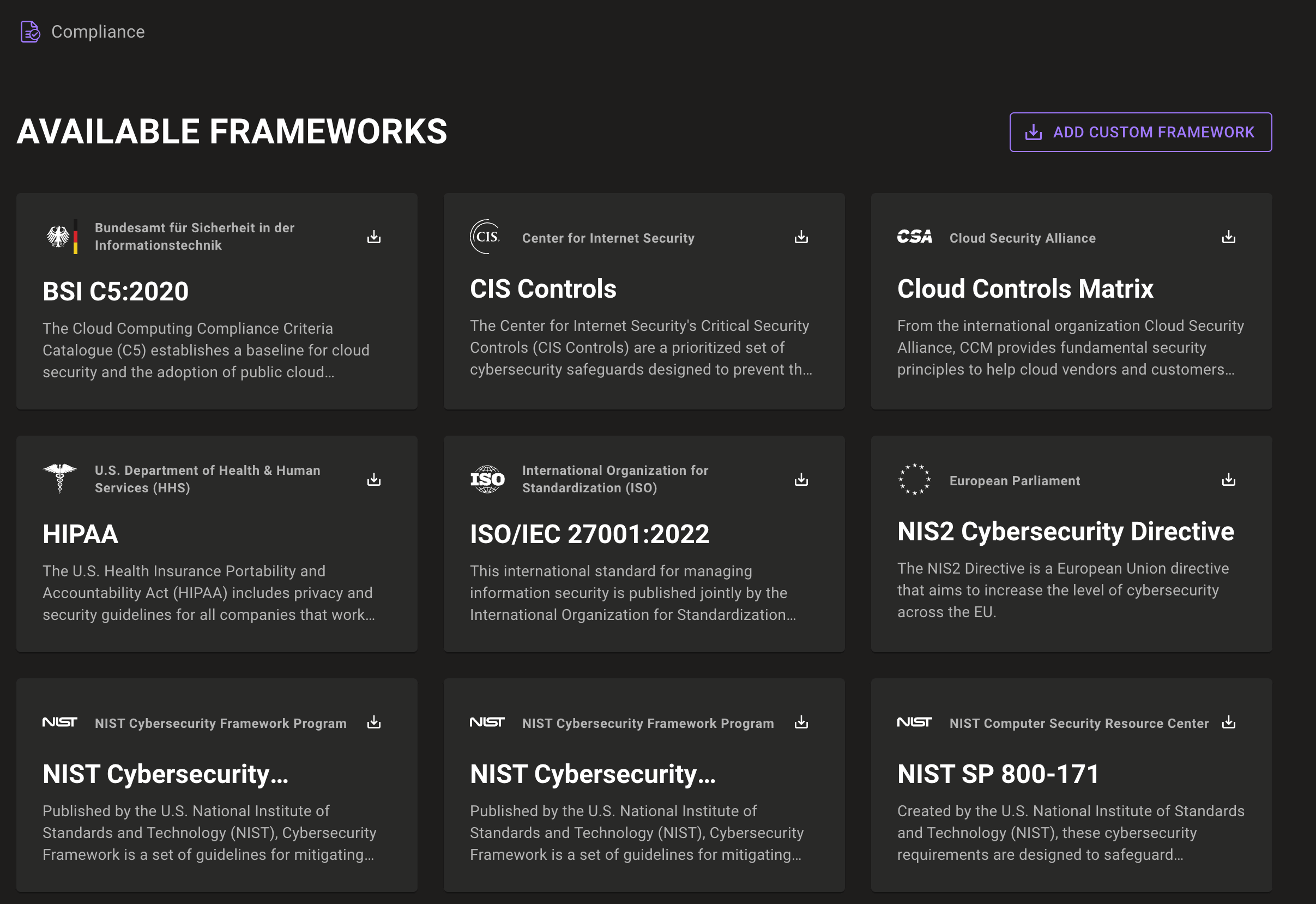 Compliance in the Mondoo Console