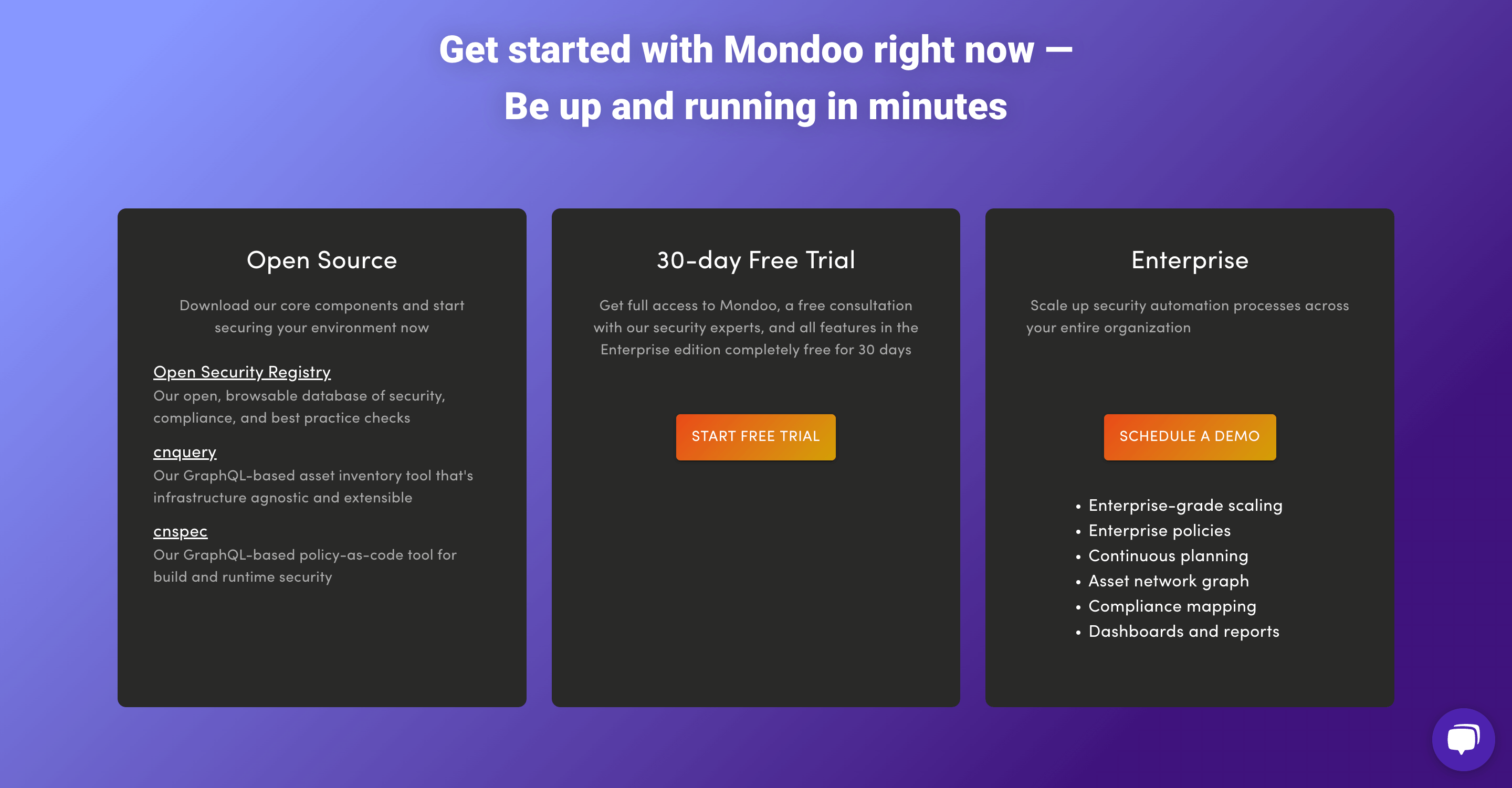 Sign up for Mondoo Platform