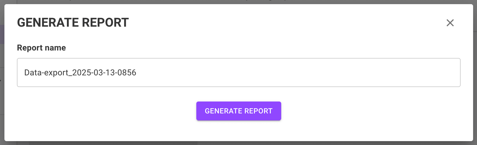 Report name in Mondoo