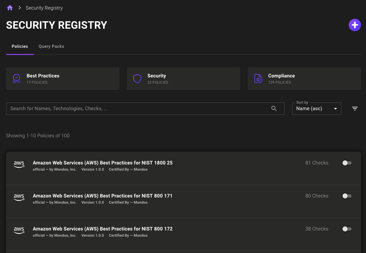 Security Registry