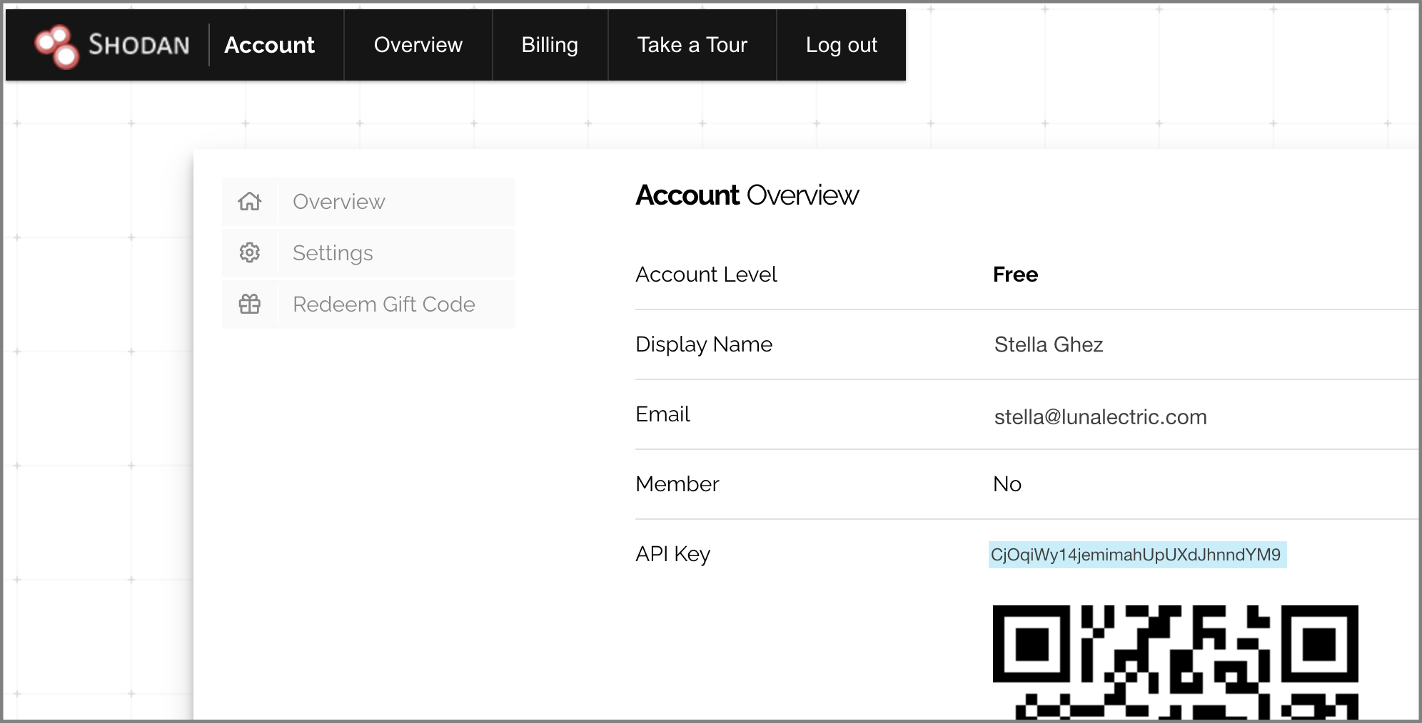 Shodan API key for Mondoo