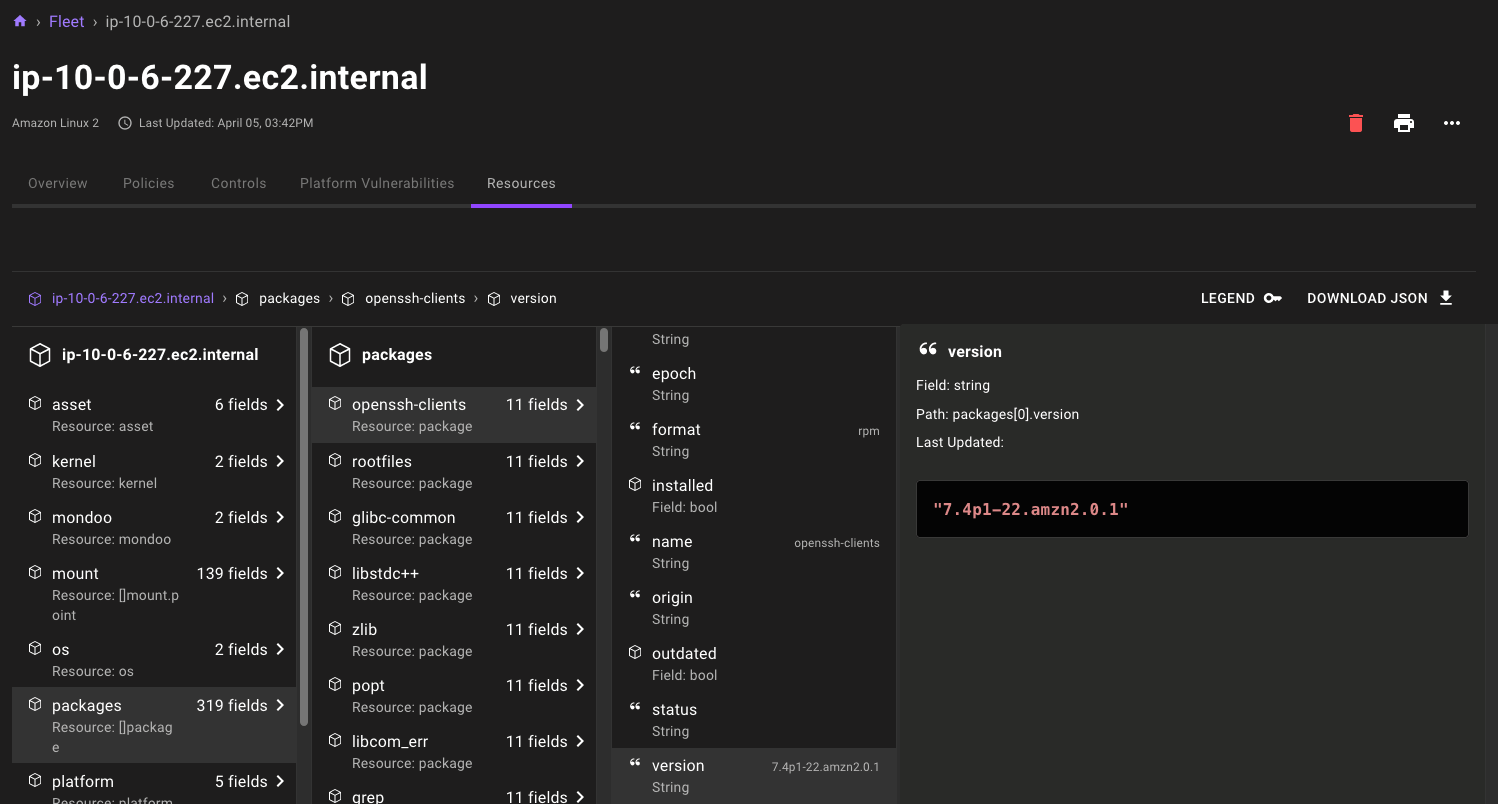 Asset Resource Explorer